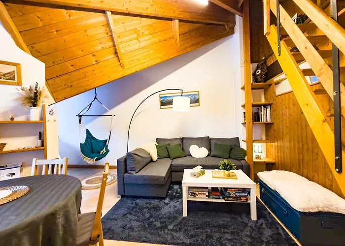 Bright With A View Of Mont Blanc Apartman Chamonix